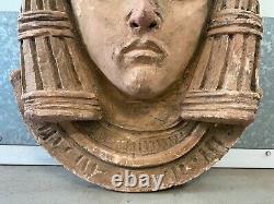 RARE Hollywood Film RKO Pictures Egyptian Cleopatra Movie Prop Wall Sculpture