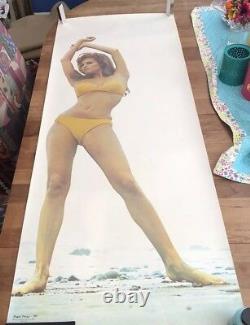 RARE Original Raquel Welch Life Size Poster by Terry O'Neill 24W x 59H