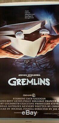RARE ROLLED! ORIGINAL GREMLINS Movie Poster 1984 Spielberg One Sheet 27x41