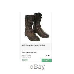 REAL COSTUME FROM HUNGER GAMES FILM! District 9 female Tribute Arena boots