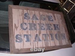 REAL Set Sign Prop Miracle At Sage Creek Irene Bedard David Carradine Wes Studi
