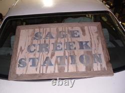 REAL Set Sign Prop Miracle At Sage Creek Irene Bedard David Carradine Wes Studi