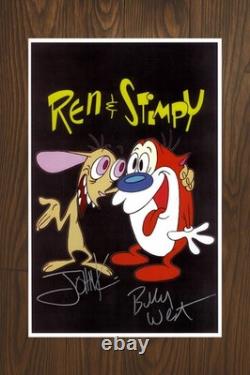 REN & STIMPY Signed Movie Poster 11x17 with COA Authentic Memorabilia
