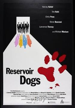 RESERVOIR DOGS CineMasterpieces ORIGINAL MOVIE POSTER CANNES FILM FESTIVAL'92