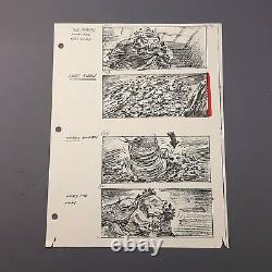 RETURN OF THE JEDI Production Used Storyboard Luke vs. Rancor (9)