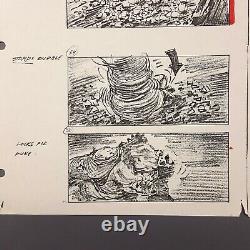 RETURN OF THE JEDI Production Used Storyboard Luke vs. Rancor (9)