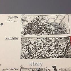 RETURN OF THE JEDI Production Used Storyboard Luke vs. Rancor (9)