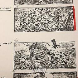 RETURN OF THE JEDI Production Used Storyboard Luke vs. Rancor (9)