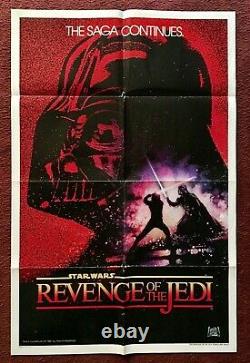 REVENGE OF THE JEDI (1982) Orig Recalled Undated International Teaser 1-Sheet