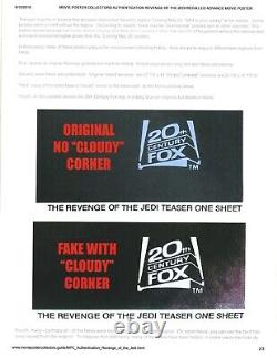 REVENGE OF THE JEDI (1982) Orig Recalled Undated International Teaser 1-Sheet