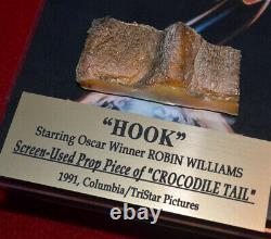 ROBIN WILLIAMS HOOK Croc PROP Screen-used Skin, Premiere Props COA, DVD, Frame