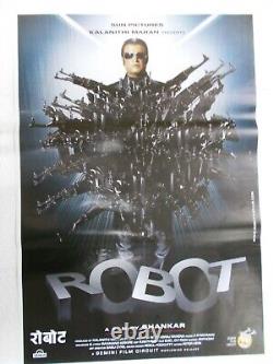 ROBOT 2010 RAJINIKANT AISHWARYA Rare Poster Bollywood India Hindi