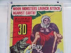 Robot Monster Original 1953 3-d Movie Poster Linen Ex