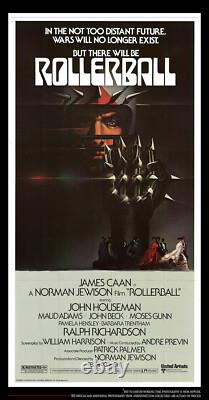 ROLLERBALL James Caan Us 3SH Vintage Movie Poster Original 1975