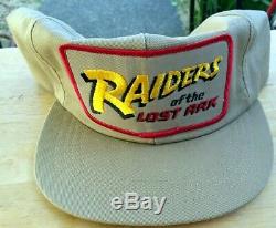 Raiders Of The Lost Ark Cast And Crew Issue trucker Hat Indiana Jones vintage