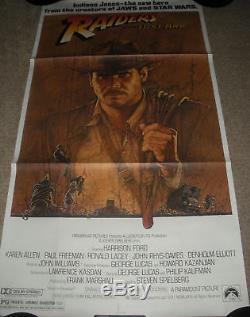 Raiders Of The Lost Ark Original 3 Sheet Movie Poster