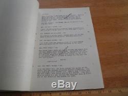 Raiders of the Lost Ark Vintage movie script ORIGINAL Lucasfilm