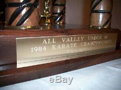 Ralph Macchio the Karate Kid movie original prop replica all valley trophy 1984