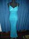 Raquel Welch Owned & Worn Turquoise Beaded Gown Stylist Sydney Guilaroff