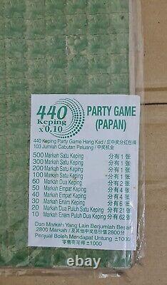 Rare 1980s Malaysia Kids Party Game Slip Superheroes Spiderman X Superman