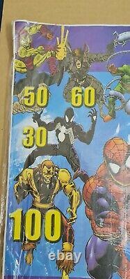 Rare 1980s Malaysia Kids Party Game Slip Superheroes Spiderman X Superman