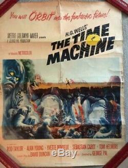 Rare H G Wells The Time Machine 1960 Original Movie Poster 60-6 30 X 40