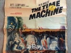 Rare H G Wells The Time Machine 1960 Original Movie Poster 60-6 30 X 40