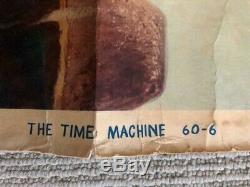 Rare H G Wells The Time Machine 1960 Original Movie Poster 60-6 30 X 40