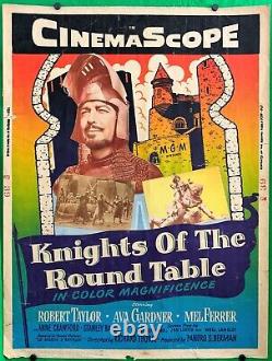 Rare KNIGHTS OF THE ROUND TABLE 30 x 40 Theatre Movie Poster AVA GARDNER