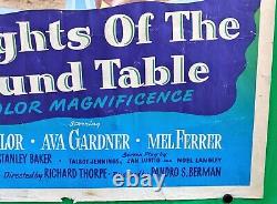 Rare KNIGHTS OF THE ROUND TABLE 30 x 40 Theatre Movie Poster AVA GARDNER