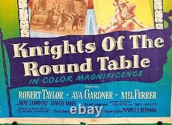 Rare KNIGHTS OF THE ROUND TABLE 30 x 40 Theatre Movie Poster AVA GARDNER