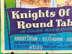 Rare KNIGHTS OF THE ROUND TABLE 30 x 40 Theatre Movie Poster AVA GARDNER