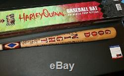 Rare Margot Robbie Signed Harley Quinn Noble Collection Baseball Bat PSA