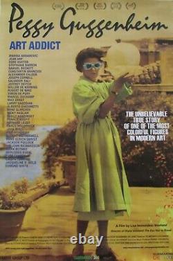 Rare Peggy Guggenheim Art Addict Movie Poster