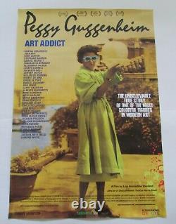 Rare Peggy Guggenheim Art Addict Movie Poster