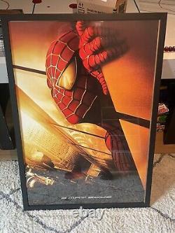 Rare Recalled 2002 Spider-Man Movie Poster, Original 2-sided with WTC 26.5 X 40