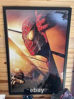 Rare Recalled 2002 Spider-Man Movie Poster, Original 2-sided with WTC 26.5 X 40