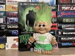 Rare TROLL 2 VHS Promo Troll Toy horror video store big box Leprechaun movie