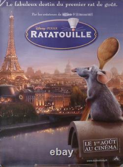 Ratatouille / Disney Eiffel Tower Paris Cook Original French Movie Poster