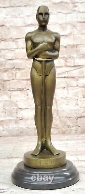 Real Bronze Statue Metal Academy Awards Oscar Trophy Movie Memorabilia