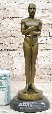 Real Bronze Statue Metal Academy Awards Oscar Trophy Movie Memorabilia
