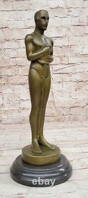 Real Bronze Statue Metal Academy Awards Oscar Trophy Movie Memorabilia