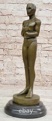 Real Bronze Statue Metal Academy Awards Oscar Trophy Movie Memorabilia