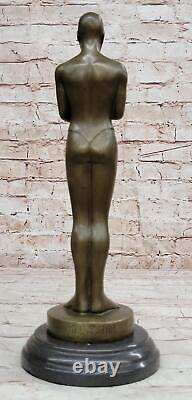 Real Bronze Statue Metal Academy Awards Oscar Trophy Movie Memorabilia