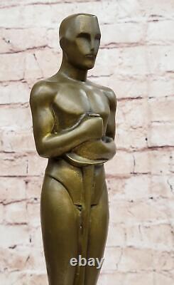 Real Bronze Statue Metal Academy Awards Oscar Trophy Movie Memorabilia