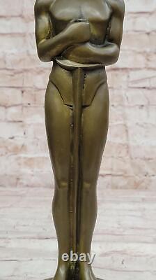 Real Bronze Statue Metal Academy Awards Oscar Trophy Movie Memorabilia