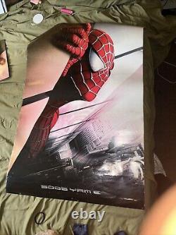 Recalled 2002 Double-sided Spider-Man Movie Poster, Original WTC 27 X 40 RARE