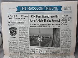Resident Evil Apocalypse Newspaper Raccoon City Movie Prop Set Milla Jovovich