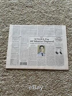 Resident Evil Apocalypse Newspaper Screen Used Prop COA Premier Props