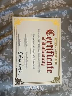 Return Of The Living Dead(2025) Screen Used Prop WithCOA Tarman Tree Ornament